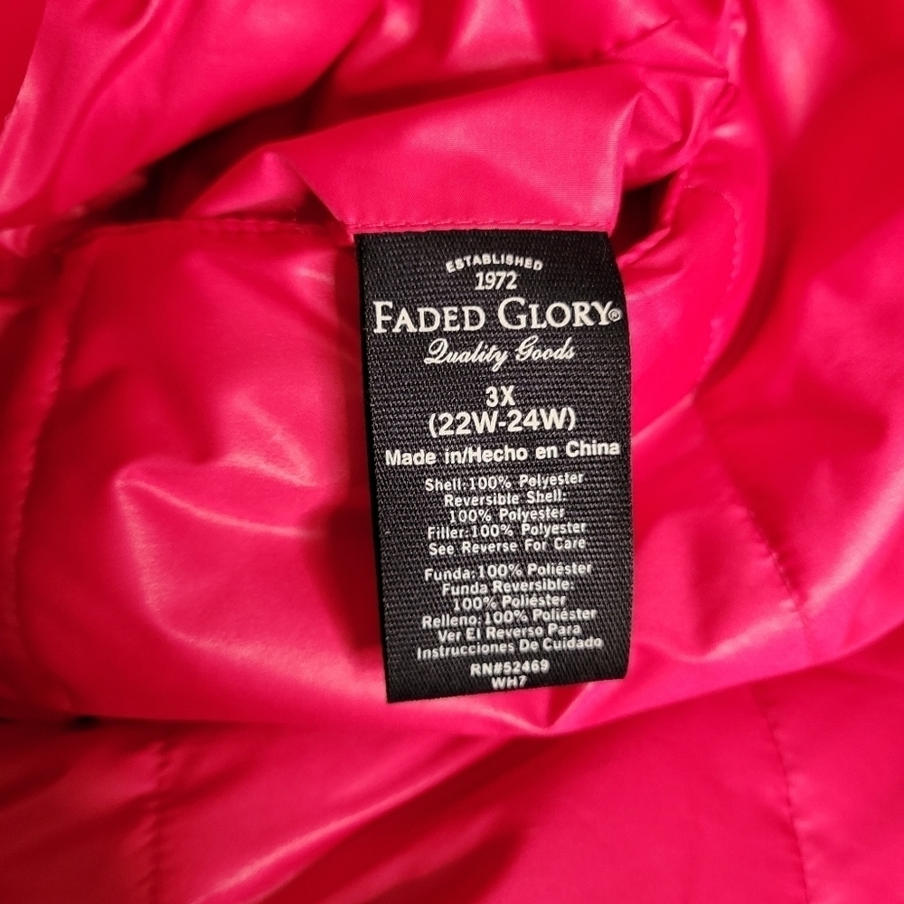 FADED GLORY Reversible Puffer Jacket - Picture 6 of 6